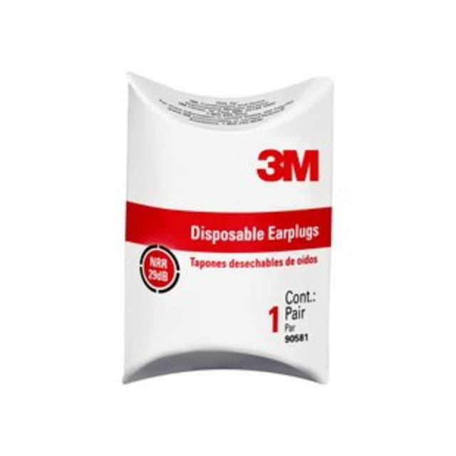 3M Disposable Classic EarplugsNRR 29dB200 pairs of ear plugs 1C - 3M