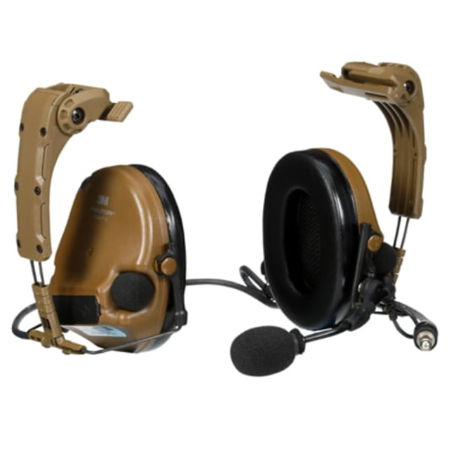 3M VI NIB Headset w/IHPS Attachment Single Lead Coyote Brown MT20H682HPS-47N CY - 3M