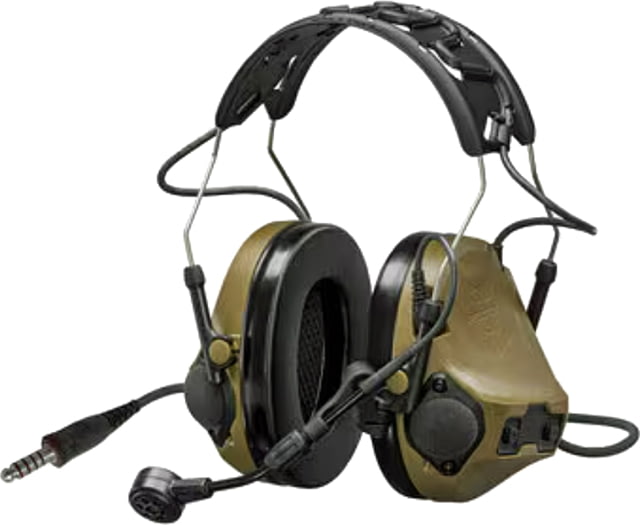 3M VIII Multi Comm Headset, AS 12-Pin DL, Coyote Brown, MT14H418A-21 CY by USA 3M Shooting Hearing Protection Equipment