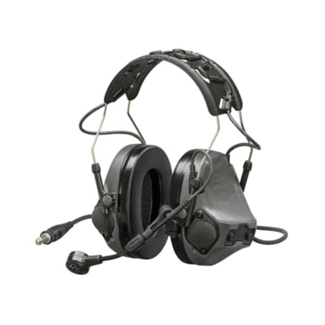 3M VIII Single Comm Headset Nexus 4-Con Charcoal Grey MT14H418A-47 GE - 3M