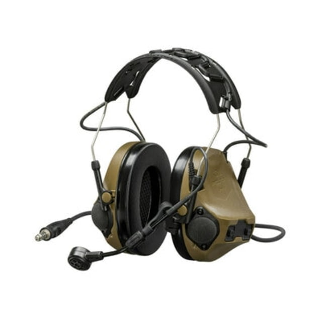 3M VIII Single Comm Headset Nexus 4-Con Coyote Brown MT14H418A-47 CY - 3M