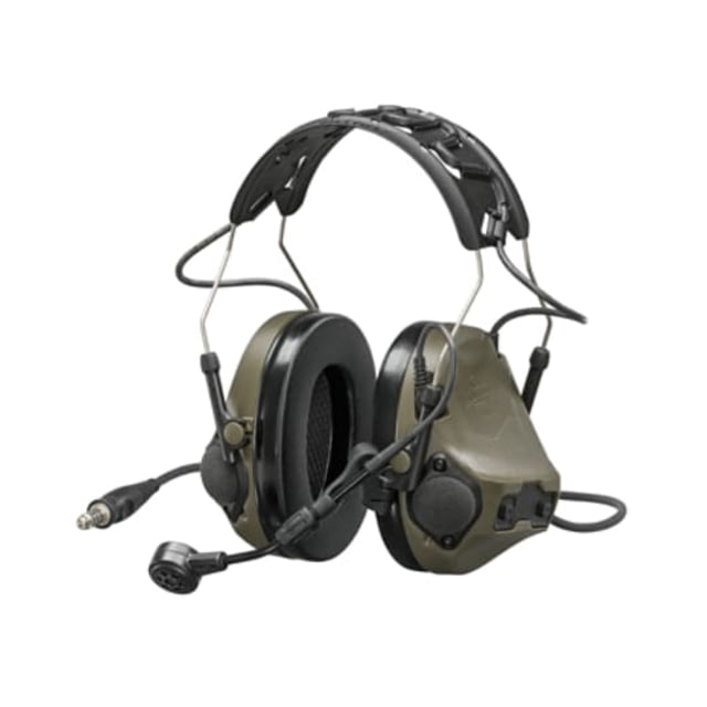 3M VIII Single Comm Headset Nexus 4-Con OD Green MT14H418A-47 GN - 3M