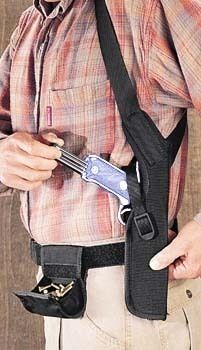US Uncle Mike's Sidekick Vertical Shoulder Holster, Right Hand, Matte, Black, 83051 Tech Data