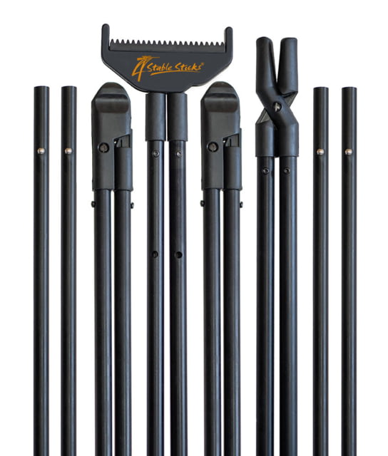 4 Stable Sticks Mountain Shooting Stick Black - 4 Stable Sticks