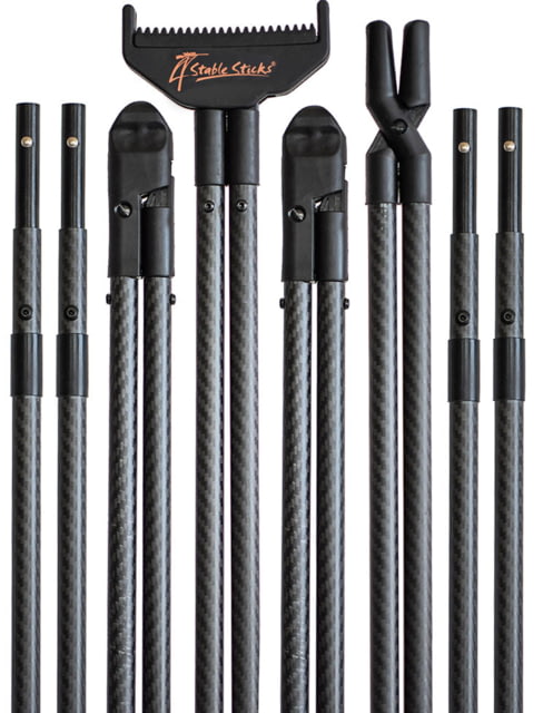 4 Stable Sticks Ultimate Carbon Shooting Sticks Dark Grey - 4 Stable Sticks