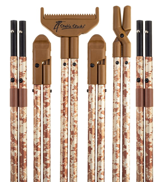 4 Stable Sticks Ultimate Shooting Sticks Camo Pixel - 4 Stable Sticks