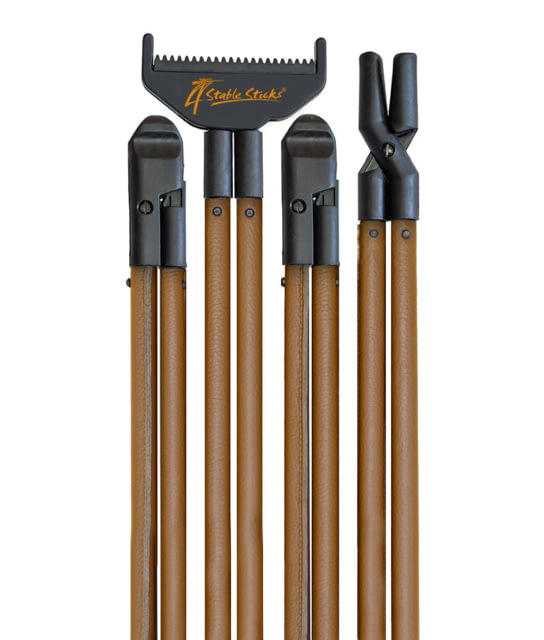 4 Stable Sticks Ultimate Shooting Sticks Dark Brown - 4 Stable Sticks