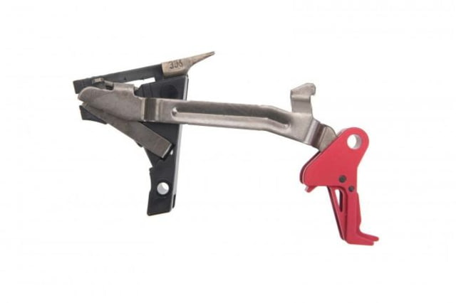 CMC Triggers Glock Drop-In Flat Trigger Glock 42 .380 ACP Red - Cmc Triggers