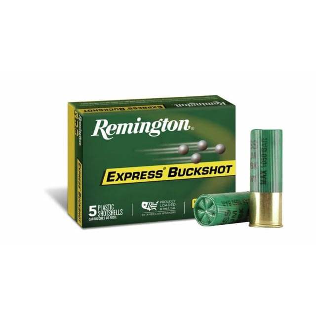 Remington Express Buckshot 12 Gauge 12 Pellet 2.75in Shotgun Buckshot Ammo #0 250 Rounds - Remington