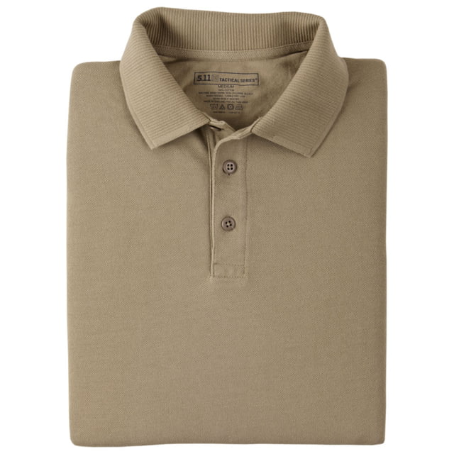 5.11 Tactical Professional Long Sleeve Polo - Men's 3XL Regular Silver Tan