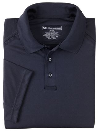 5.11 Tactical 5.11 Tactical Performance Short Sleeve Polo - Men's Extra Large Tall Dark Navy - $50.00 at Optics Planet