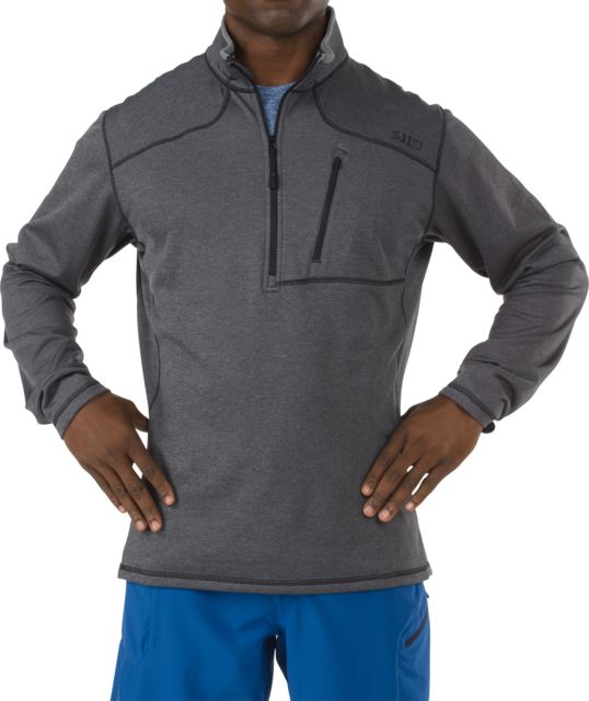 5.11 Tactical 5.11 Tactical Recon Half-zip Fleece Black - $74.99 at Optics Planet