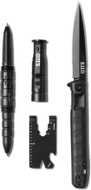 5.11 Tactical ABR Gift Set 3.15in Spear Point S35VN Steel Blade FRN Black SZ