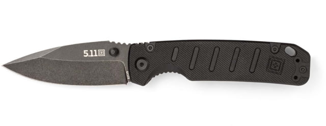 5.11 Tactical Braddock DP Mini Folding Knife 3in D2 Drop Point Black SZ