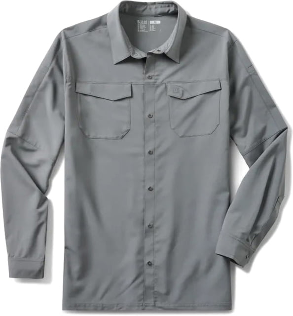 5.11 Tactical 5.11 Tactical Freedom Flex Woven Long Sleeve Shirt - Men's Storm 2 Medium - $85.00 at Optics Planet
