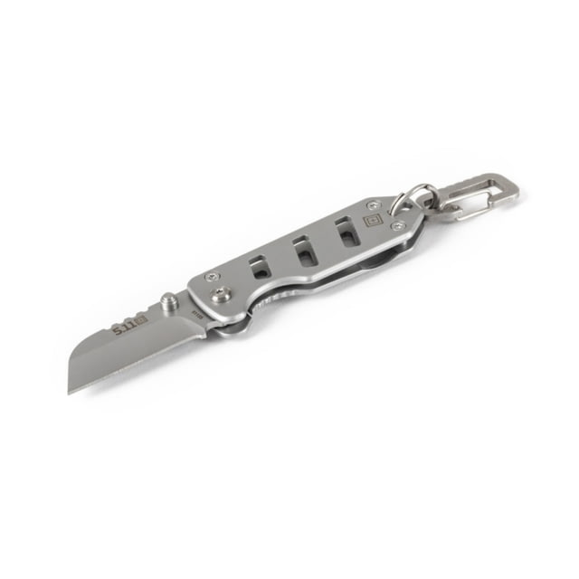 5.11 Tactical Base 1SF Folding Knife 1.5in Frame Lock 8CR13MOV Blade Tumbld Steel 1 SZ  SZ - 5.11 Tactical