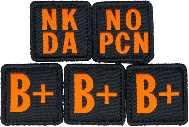 5.11 Tactical Blood Type Patch Kit B Positive Multi 1 SZ  SZ - 5.11 Tactical