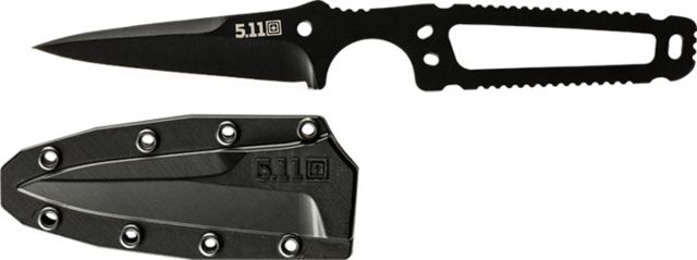 5.11 Tactical Heron Knife 2.65in Needle Point Black 1 SZ  SZ - 5.11 Tactical