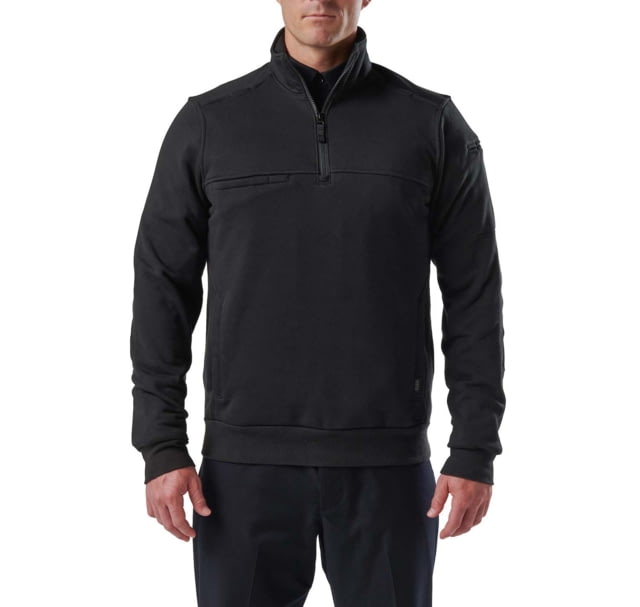 5.11 Tactical 5.11 Tactical Job Shirt 1/4 Zip 2.0 - Men's Black Tall Medium - $81.00 at Optics Planet
