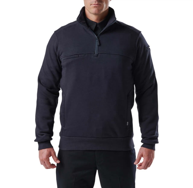 5.11 Tactical 5.11 Tactical Job Shirt 1/4 Zip 2.0 - Men's Fire Navy Tall Medium - $81.00 at Optics Planet