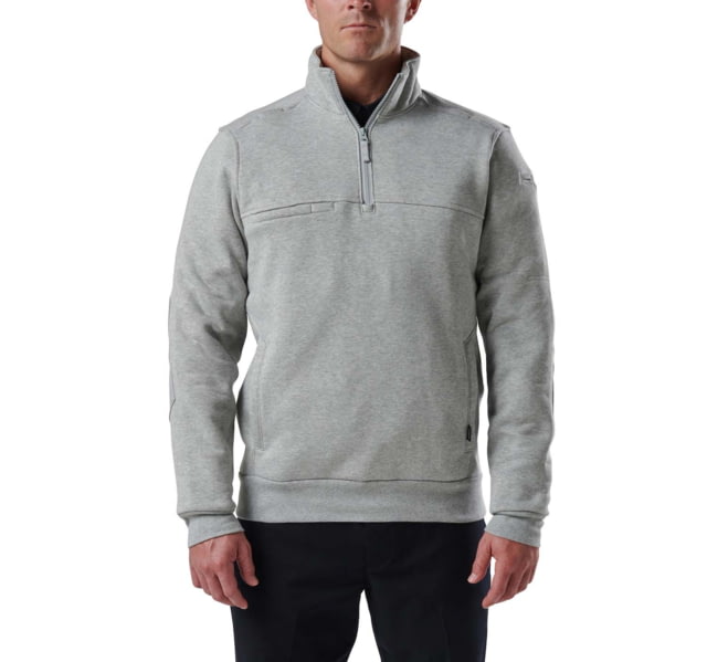 5.11 Tactical 5.11 Tactical Job Shirt 1/4 Zip 2.0 - Men's Heather Gray Tall Medium - $81.00 at Optics Planet
