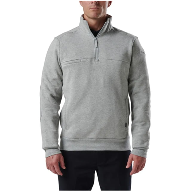 5.11 Tactical 5.11 Tactical Job Shirt 1/4 Zip 2.0 - Men's Heather Gray - $75.00 at Optics Planet