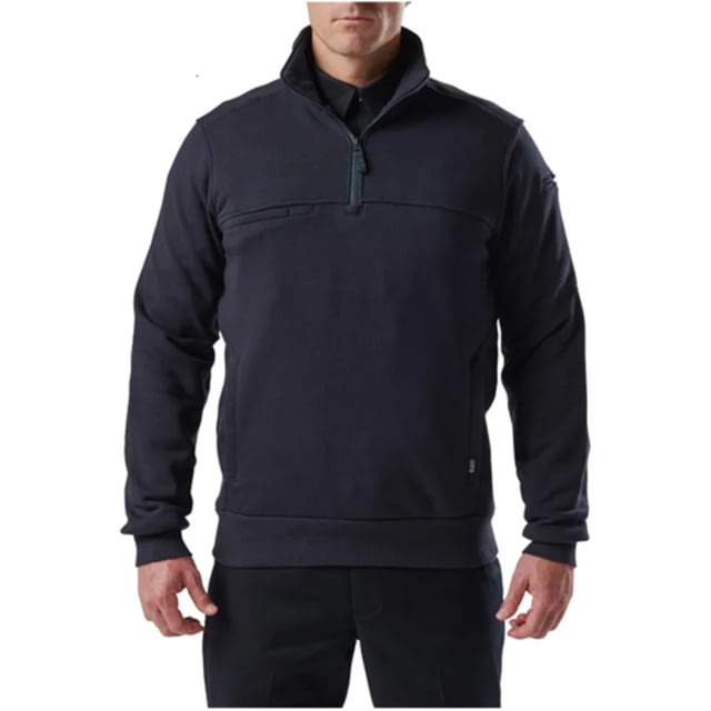 5.11 Tactical 5.11 Tactical Job Shirt 1/4 Zip 2.0 - Men's Fire Navy - $75.00 at Optics Planet