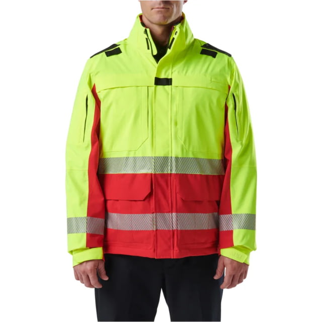 5.11 Tactical 5.11 Tactical Waterproof Responder Hi-Vis Parka 2.0 - Men's Range Red - $230.00 at Optics Planet