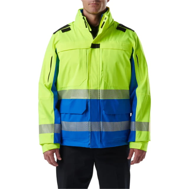 5.11 Tactical 5.11 Tactical Waterproof Responder Hi-Vis Parka 2.0 - Men's Royal Blue - $230.00 at Optics Planet