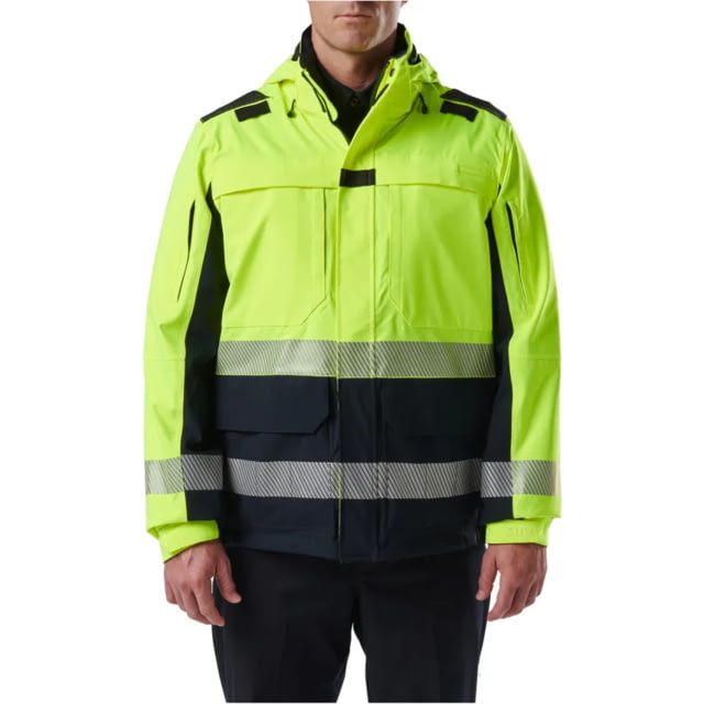 5.11 Tactical 5.11 Tactical Waterproof Responder Hi-Vis Parka 2.0 - Men's Dark Navy - $230.00 at Optics Planet