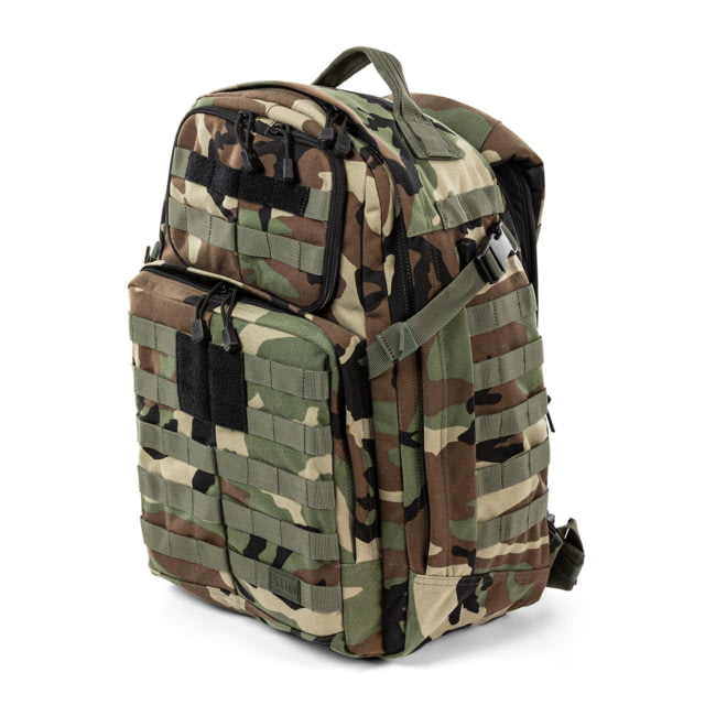 5.11 Tactical 37L Rush24 2.0 Backpack Woodland Camo - 5.11 Tactical