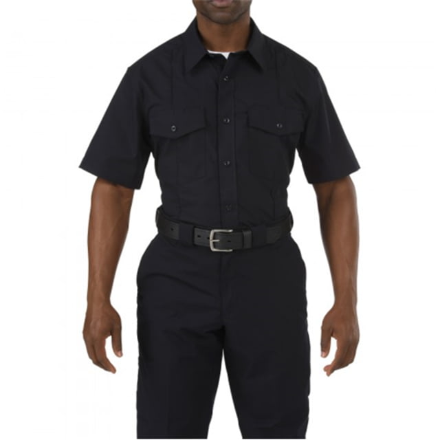 5.11 Tactical Stryke Class B PDU Short Sleeve Shirt Midnight Navy Large Regular