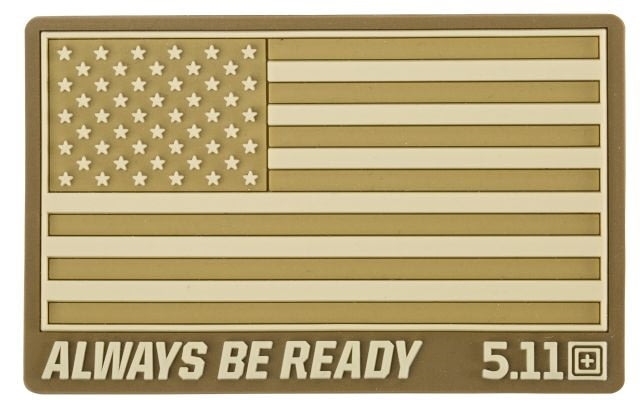 5.11 Tactical USA Patch Coyote 1 SZ  SZ - 5.11 Tactical