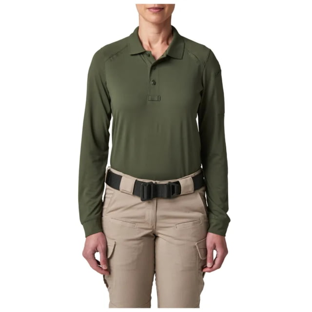 5.11 Tactical Wm Helios L/s Polo Tdu Green