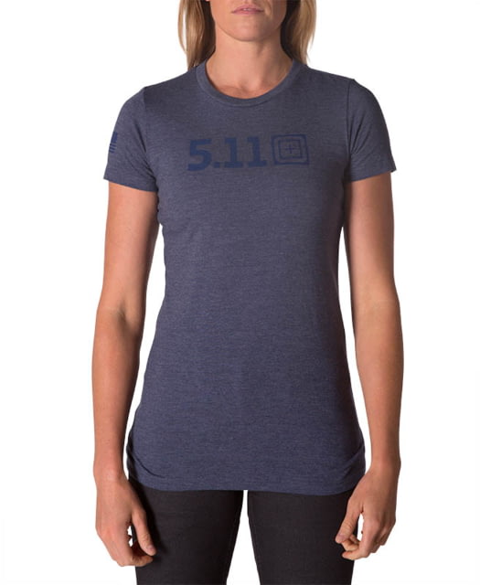 5.11 Tactical Legacy Tonal T-Shirt - Womens Navy Heather Extra Large