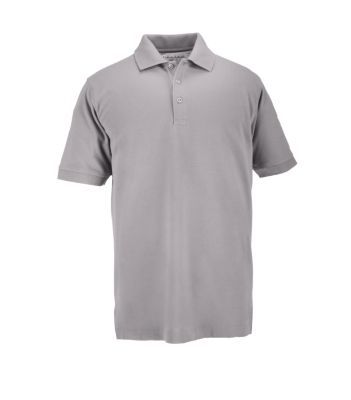 5.11 Tactical Professional Short Sleeve Polo - Men's 2XL Regular Heather Grey