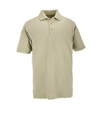 5.11 Tactical Professional Short Sleeve Polo - Men's Medium Regular Silver Tan