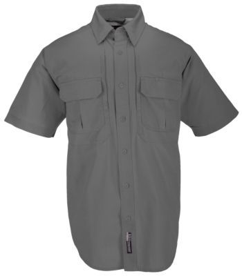 5.11 Tactical Tactical S/S Shirt - Mens, Grey, XL, 71152-029-XL