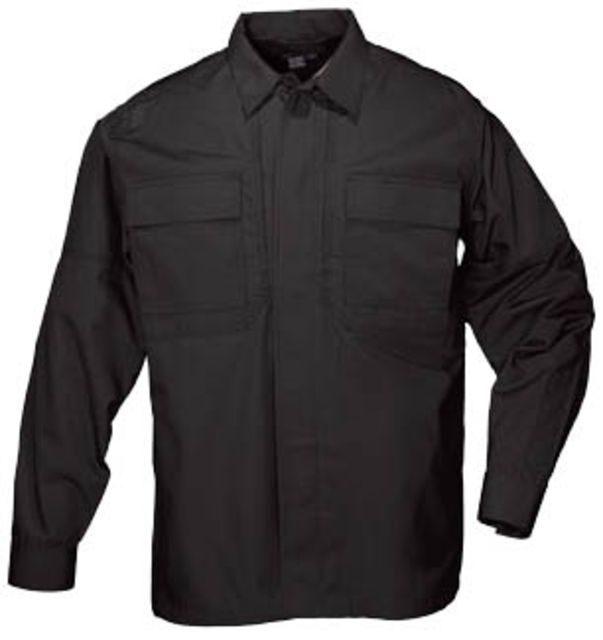 5.11 Tactical 5.11 Tactical Taclite TDU L/S Tall Shirt - Mens Black XL - $75.00 at Optics Planet