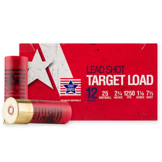  TRZ Trading Target Load 12 Gauge 1-1/8 Oz #7.5 Shot 2.75 Shotgun 25 Rounds Ammo