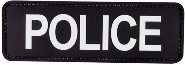 5IVE STAR GEAR Morale PatchPolice6x2 Black/White 6619000 - 5Ive Star Gear