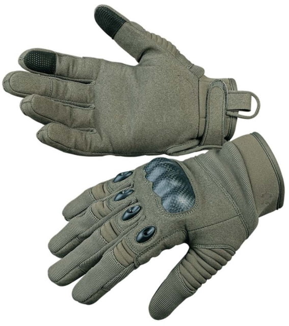 5IVE STAR GEAR Tactical Hard Knuckle Gloves Ranger Green Large Regular 3822005 - 5Ive Star Gear