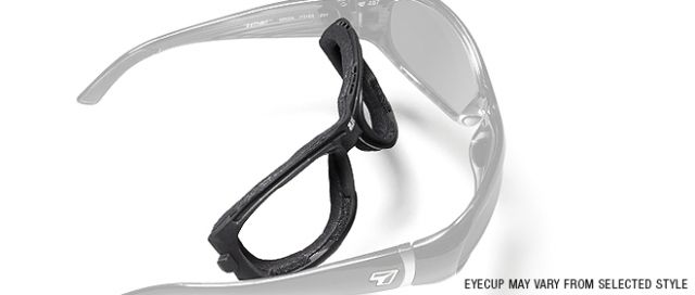 7 Eye Derby Removable Eyecup Replacement Black - 7Eye By Panoptix