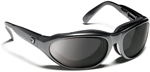 7 Eye Diablo Panoptx Foam Sunglasses Charcoal Lens SharpView Gray Lens - 7Eye By Panoptix