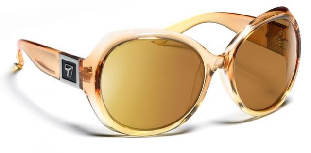 7 Eye Lily Sunglasses - Women's Honey Frame SharpView Copper Lenses - 7Eye By Panoptix