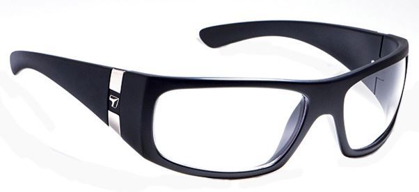 7 Eye Shaka Active SunglassesMatte Black FrameSharpView Clear LensM-XL - 7Eye By Panoptix