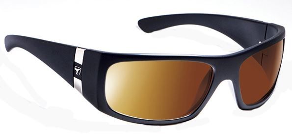 7 Eye Shaka Active SunglassesMatte Black FrameSharpView Polarized Copper LensM-XL - 7Eye By Panoptix