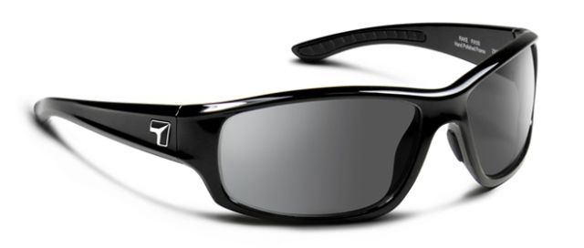 7 Eye Signature Series Rake SunglassesSharpView Gray LensGlossy Black FrameM-XL - 7Eye By Panoptix