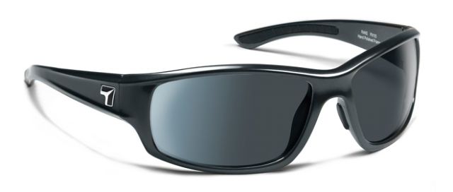7 Eye Signature Series Rake SunglassesSharpView Polarized Gray LensCharcoal FrameM-XL - 7Eye By Panoptix
