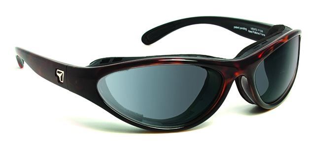 7 Eye Viento AirShield Sunglasses - Men's Dark Tortoise FramePhotochromic Day Night Eclypse LensS-M - 7Eye By Panoptix